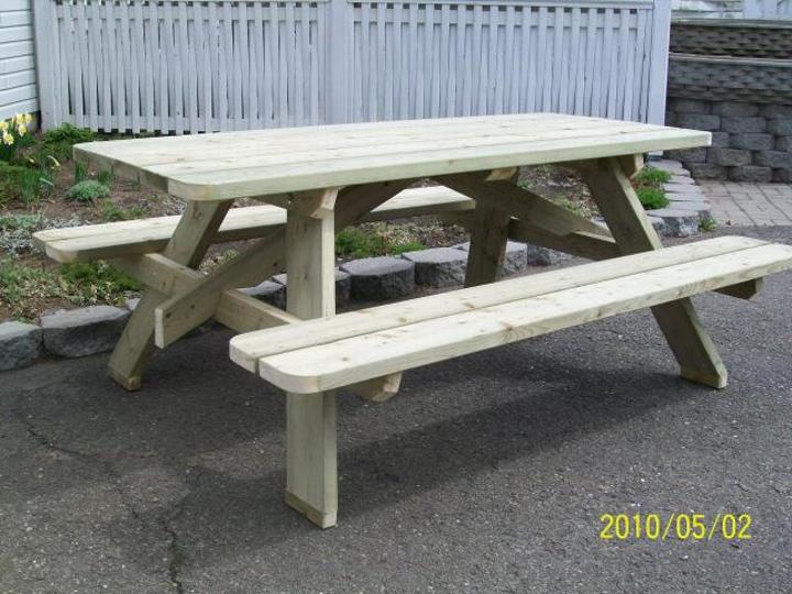 Table de Pique-Nique « Adulte » dim. 28'' X 71''